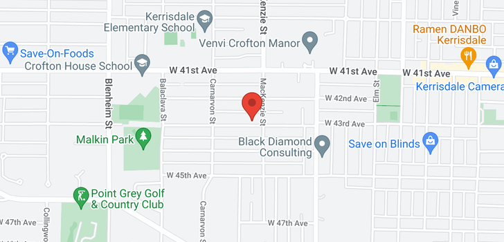 map of 2919 W 43RD AVENUE